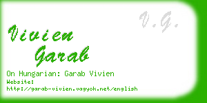 vivien garab business card